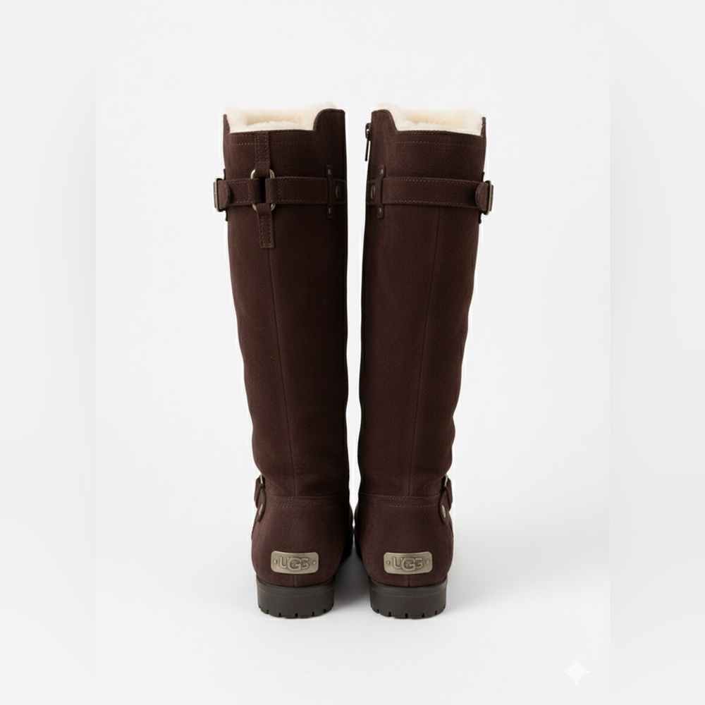 UGG Dark Brown Winter Boots - Picture 2 of 7